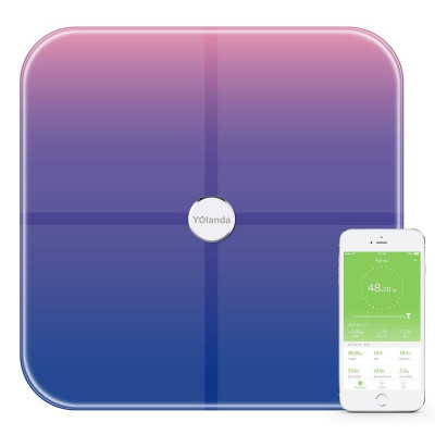 Ваги підлогові Yolanda Body Fat Composition Gradient Fuchsia Wifi&Bluetooth (CS20CG)
