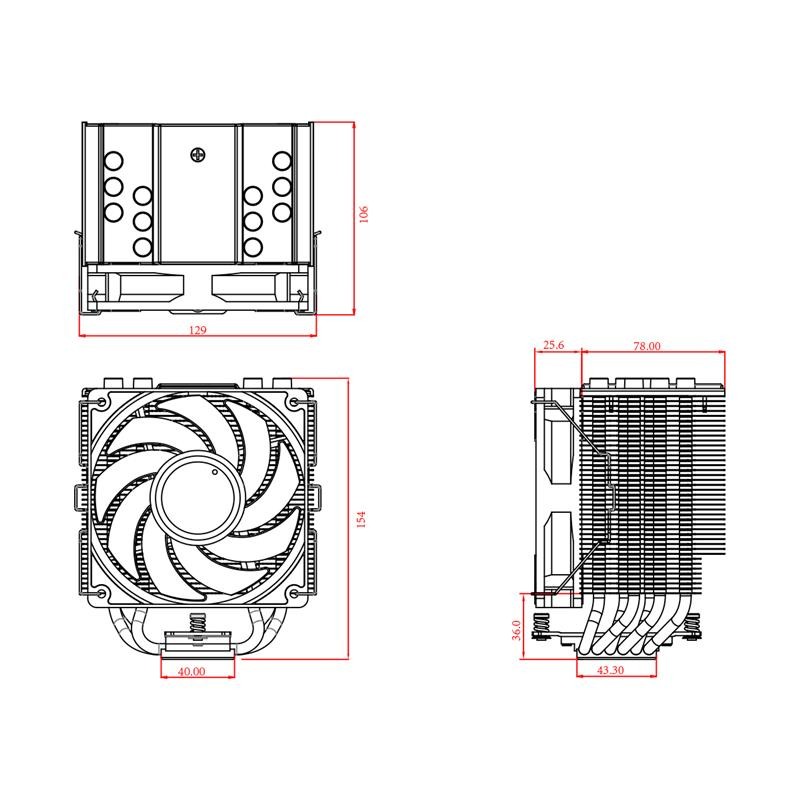 Кулер процесорний ID-Cooling SE-226-XT ARGB