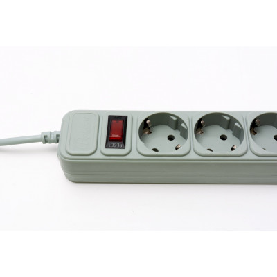 Фільтр живлення ProLogix (PRS-050P5-18G) 5 розеток, 1.8 м, сірий