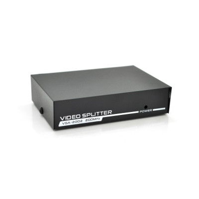 Активний спліттер VGA сигналу Voltronic KV-FJ2502S 200MHz 2 Port, DC5V/1A (VGA2002/03357)
