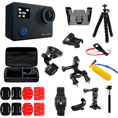 Екшн-камера AirOn ProCam 8 Black з аксесуарами 30в1 (69477915500063)