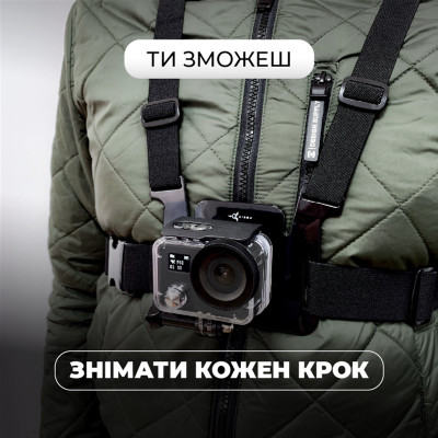 Екшн-камера AirOn ProCam 8 Black з аксесуарами 30в1 (69477915500063)