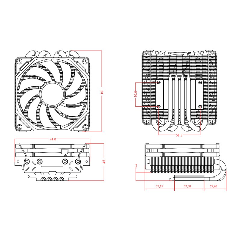 Кулер процесорний ID-Cooling IS-40X V2