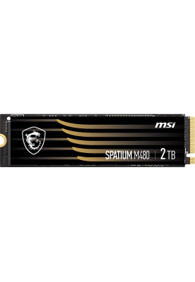 Накопичувач SSD 2TB MSI Spatium M480 M.2 2280 PCIe 4.0 x4 NVMe 3D NAND TLC (S78-440Q150-P83)