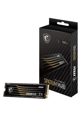Накопичувач SSD 2TB MSI Spatium M480 M.2 2280 PCIe 4.0 x4 NVMe 3D NAND TLC (S78-440Q150-P83)