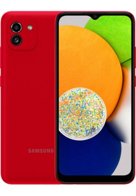 Смартфон Samsung Galaxy A03 SM-A035 3/32GB Dual Sim Red (SM-A035FZRDSEK)