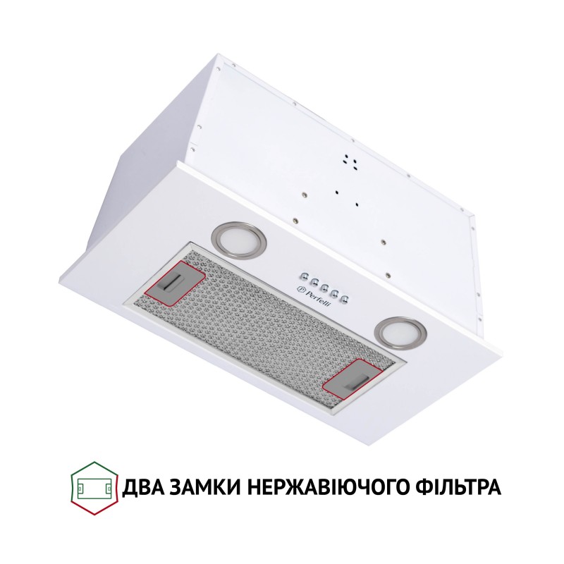 Витяжка Perfelli BI 5652 WH 1000 LED