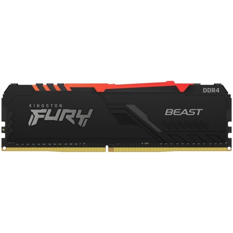 Модуль пам`яті DDR4 16GB/3200 Kingston Fury Beast RGB (KF432C16BB1A/16)