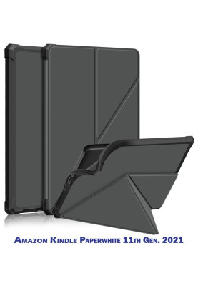 Чохол-книжка BeCover Ultra Slim Origami для Amazon Kindle Paperwhite 11th Gen. 2021 Gray (707221)