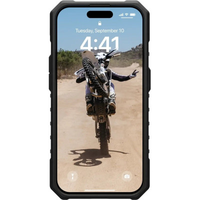 Чохол-накладка Urban Armor Gear Pathfinder Magsafe для Apple iPhone 15 Pro Ice-Black (114281114344)