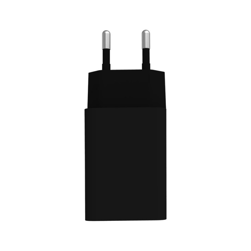 Мережевий зарядний пристрій ColorWay (1USBx2A) Black (CW-CHS012CL-BK) + кабель Lightning