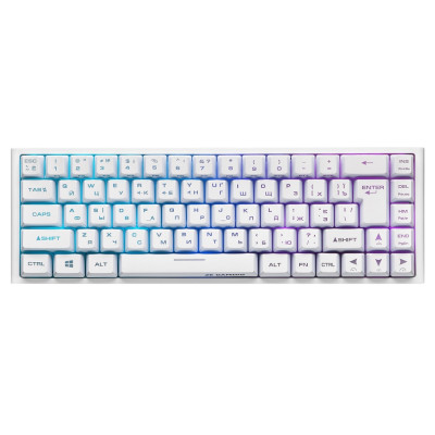 Клавіатура бездротова 2E Gaming KG360UWT RGB White (2E-KG360UWT)
