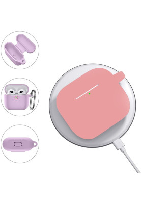 Чохол для навушників BeCover для Apple AirPods (3nd Gen) Grapefruit-Pink (707231)