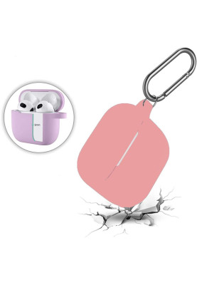 Чохол для навушників BeCover для Apple AirPods (3nd Gen) Grapefruit-Pink (707231)