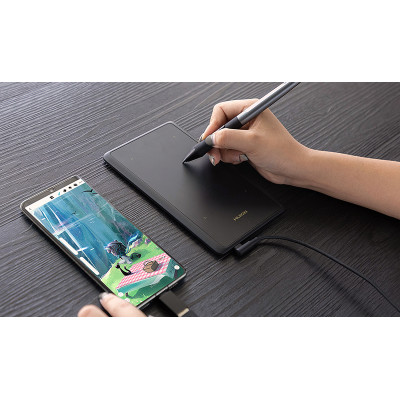 Графічний планшет Huion Inspiroy H420X + рукавичка