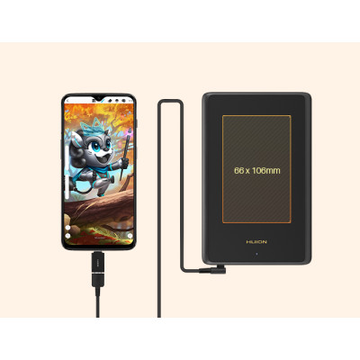 Графічний планшет Huion Inspiroy H420X + рукавичка