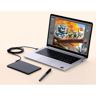 Графічний планшет Huion Inspiroy H420X + рукавичка