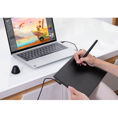Графічний планшет Huion Inspiroy RTM-500 + рукавичка