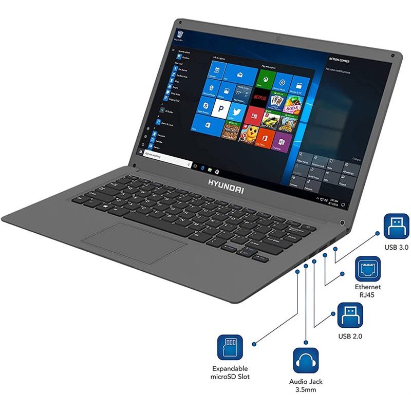 Ноутбук Hyundai HyBook (HTLB14INC4Z1ESG) Win10