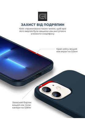 Чохол-накладка Armorstandart Icon2 для Apple iPhone 11 Midnight Blue (ARM60553)