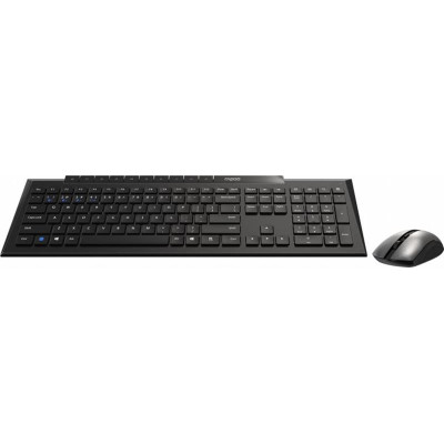 Комплект (клавіатура, миша) Rapoo 8210M Wireless Black