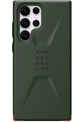 Чохол-накладка Urban Armor Gear Civilian для Samsung Galaxy S22 Ultra SM-S908 Olive (21344D117272)