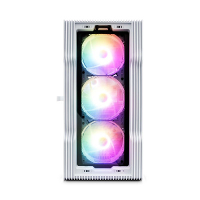 Корпус 1stPlayer T3-G-4F1-W-WH White без БЖ