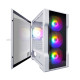 Корпус 1stPlayer T3-G-4F1-W-WH White без БЖ
