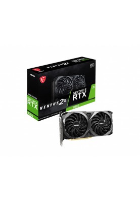 Відеокарта GF RTX 3050 8GB GDDR6 Ventus 2X OC MSI (GeForce RTX 3050 VENTUS 2X 8G OC)