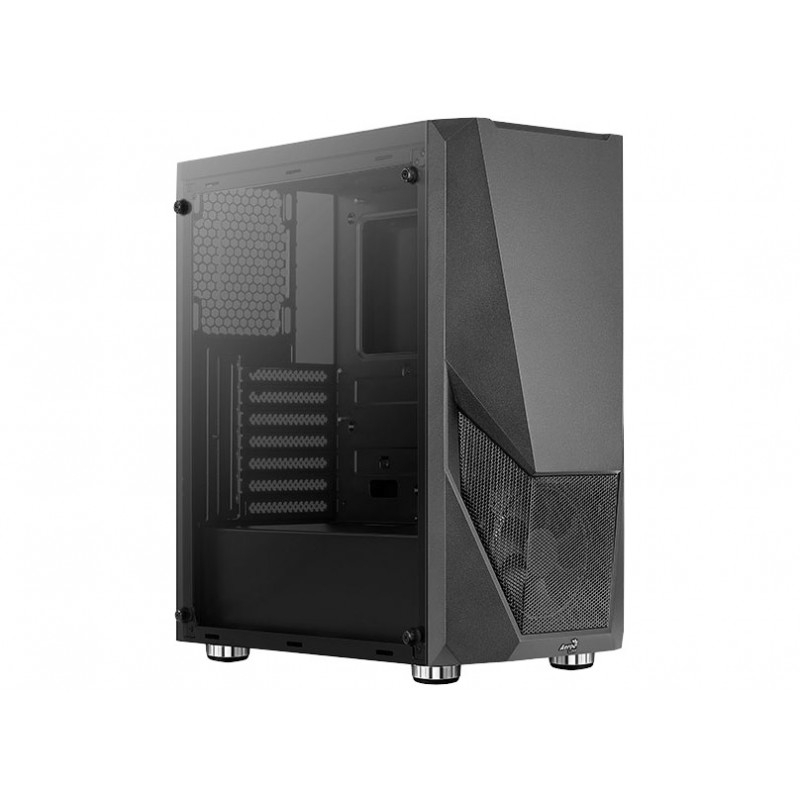 Корпус AeroCool Zauron Saturn FRGB-G-BK-v2 (ACCM-PV23023.11) Black без БЖ