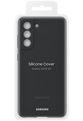 Чохол-накладка Samsung Silicone Cover для Samsung Galaxy S21 FE SM-G990 Dark Gray (EF-PG990TBEGRU)
