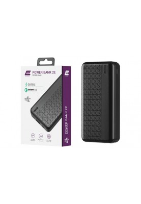 Універсальна мобільна батарея 2E Geometry PD+QC 3.0 20000mAh Black (2E-PB2072PD-BLACK)