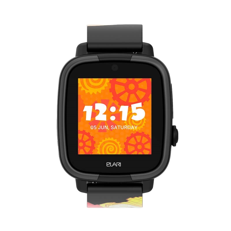 Детский телефон-часы с GPS трекером Elari FixiTime Fun Black (ELFITF-BLK)