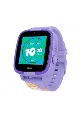 Дитячий телефон-годинник з GPS трекером Elari FixiTime Fun Lilac (ELFITF-LIL)