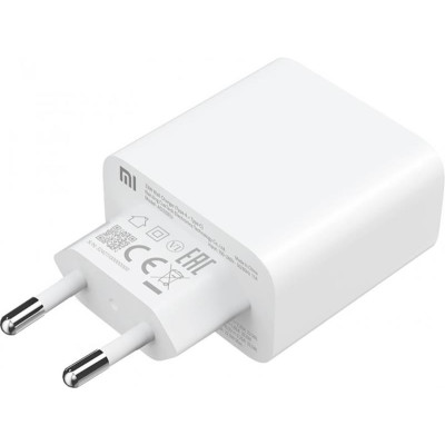 Мережевий зарядний пристрій Xiaomi (1USBх3A, 1USB-Cx3A) White (BHR4996GL)