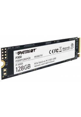 Накопичувач SSD  128GB Patriot P300 M.2 2280 PCIe 3.0 x4 NVMe TLC (P300P128GM28)