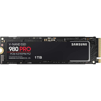 Накопичувач SSD  1ТB Samsung 980 PRO M.2 2280 PCIe 4.0 x4 NVMe V-NAND MLC (MZ-V8P1T0BW)