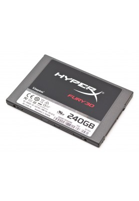 Накопичувач SSD  240GB Kingston HyperX Fury 3D 2.5" SATAIII 3D TLC (KC-S44240-6F)