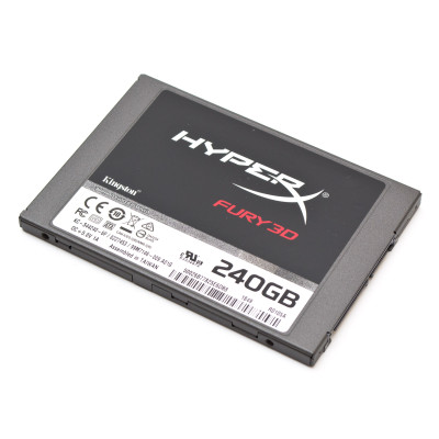 Накопичувач SSD  240GB Kingston HyperX Fury 3D 2.5" SATAIII 3D TLC (KC-S44240-6F)