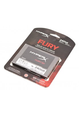 Накопичувач SSD  240GB Kingston HyperX Fury 3D 2.5" SATAIII 3D TLC (KC-S44240-6F)