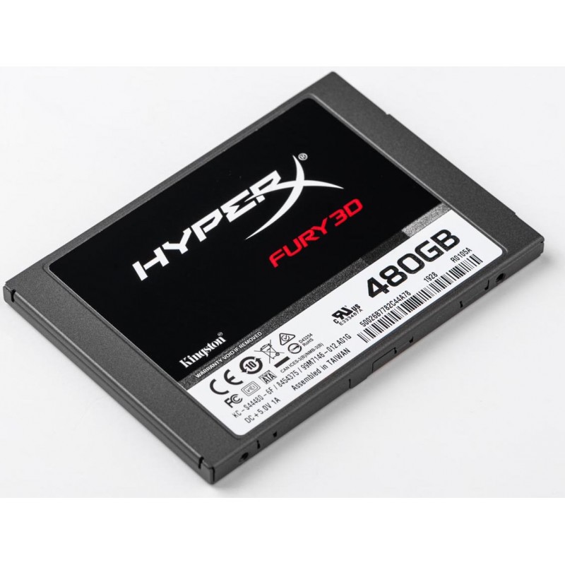 Накопитель SSD  480GB Kingston HyperX Fury 3D 2.5" SATAIII 3D TLC (KC-S44480-6F)