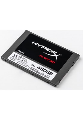 Накопичувач SSD  480GB Kingston HyperX Fury 3D 2.5" SATAIII 3D TLC (KC-S44480-6F)
