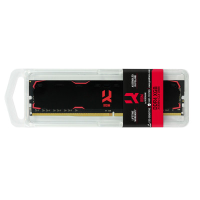 Модуль пам`ятi DDR4 8GB/2400 Goodram Iridium Black (IR-2400D464L17S/8G)