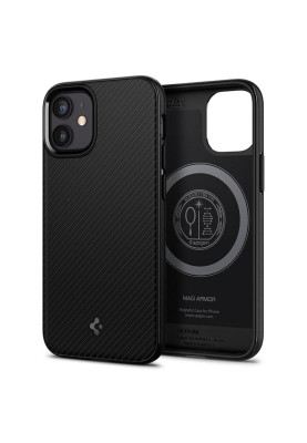Чохол-накладка Spigen Mag Armor для Apple iPhone 12 Mini Black (ACS01866)
