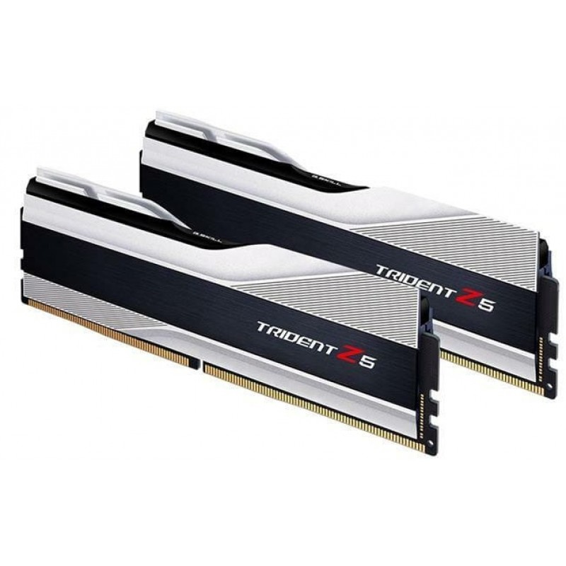 Модуль пам`ятi DDR5 2x16GB/6000 G.Skill Trident Z5 Silver (F5-6000J3636F16GX2-TZ5S)