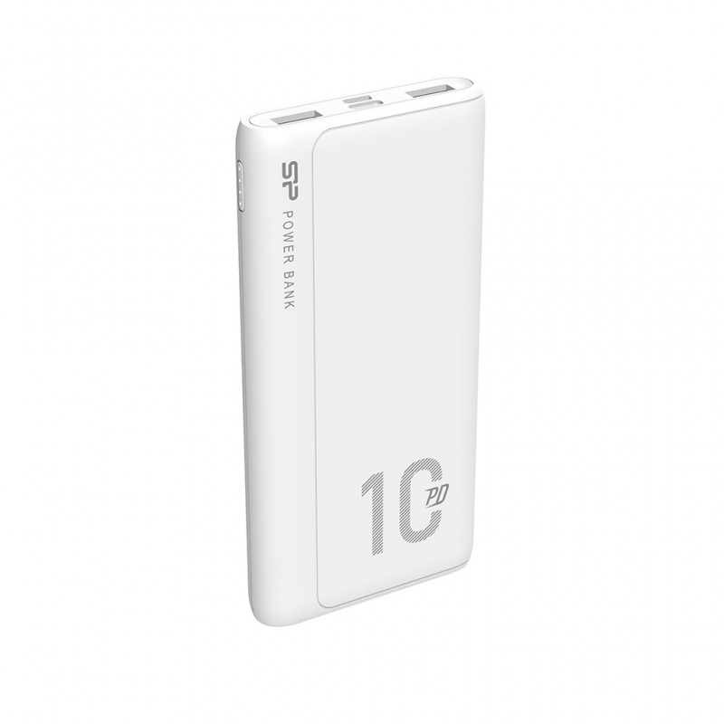 Універсальна мобільна батарея Silicon Power QP15 10000 mAh White (SP10KMAPBKQP150W)