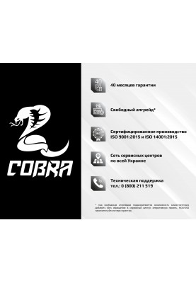 Персональний комп`ютер COBRA Gaming (I119F.32.S12.38T.1729)