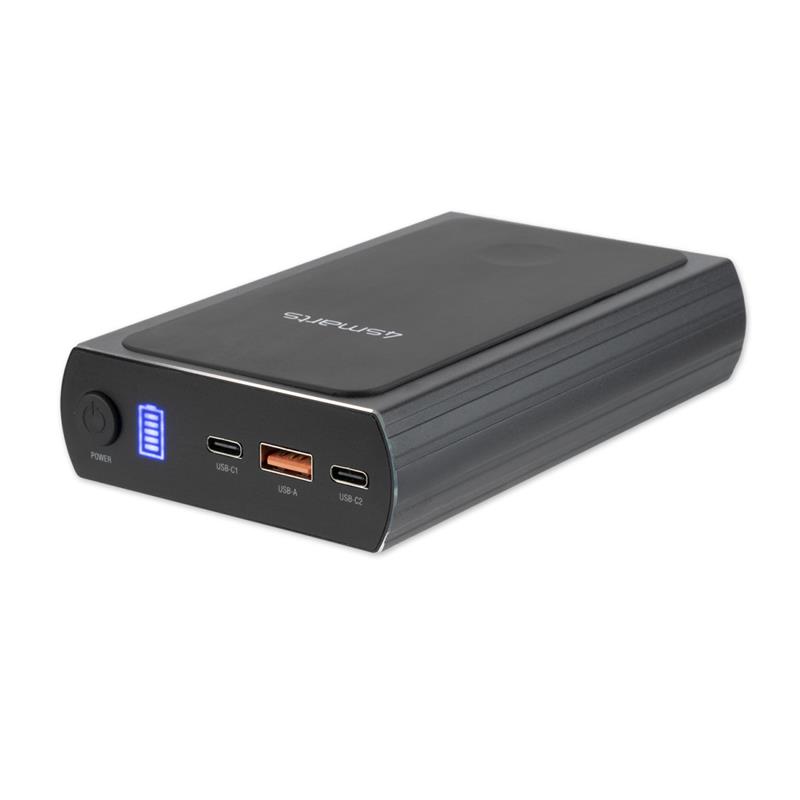 Универсальная мобильная батарея 4smarts VoltHub Graphene 20000mAh 160W QC, Wireless, Black