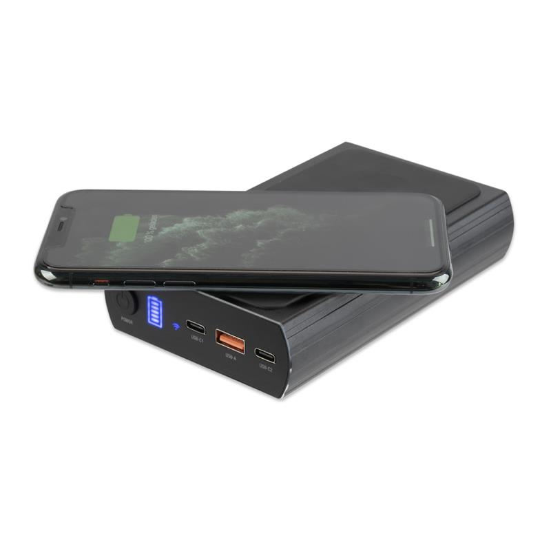 Универсальная мобильная батарея 4smarts VoltHub Graphene 20000mAh 160W QC, Wireless, Black