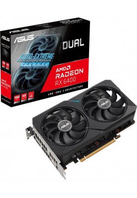 Відеокарта AMD Radeon RX 6400 4GB GDDR6 Dual ASUS (DUAL-RX6400-4G)